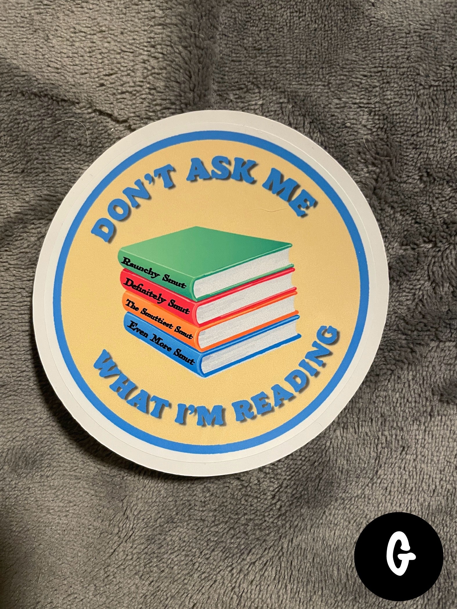 “Smutty Reader” Stickers