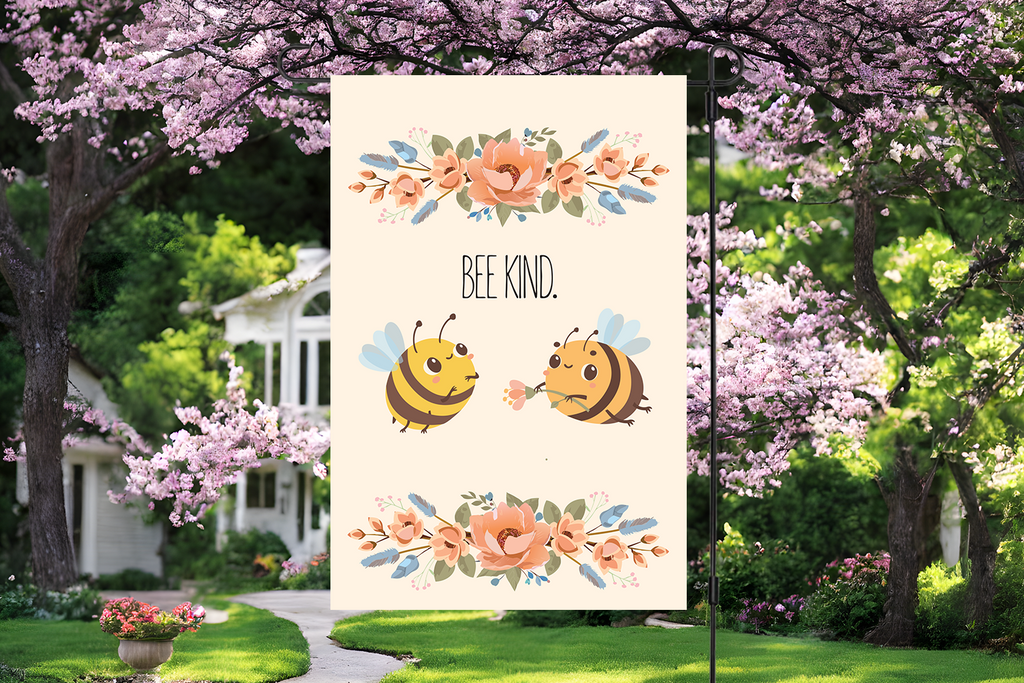 "Bee Kind" Yard Flag