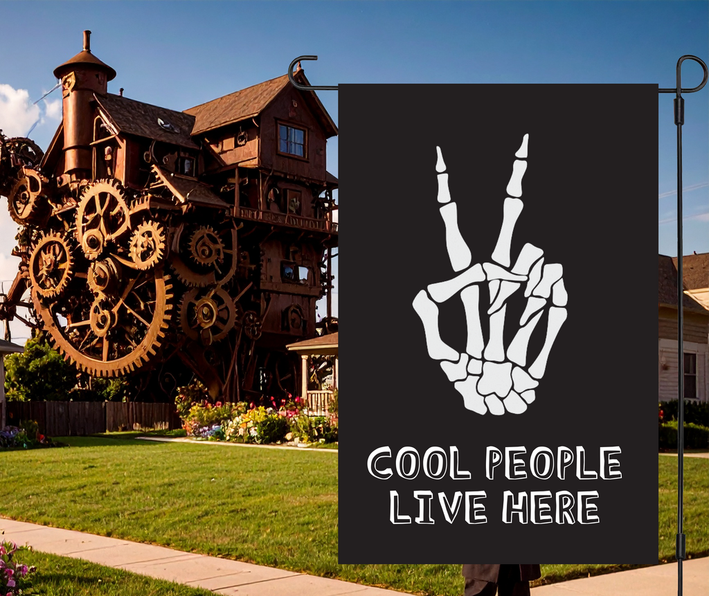 "Cool People" Yard Flag