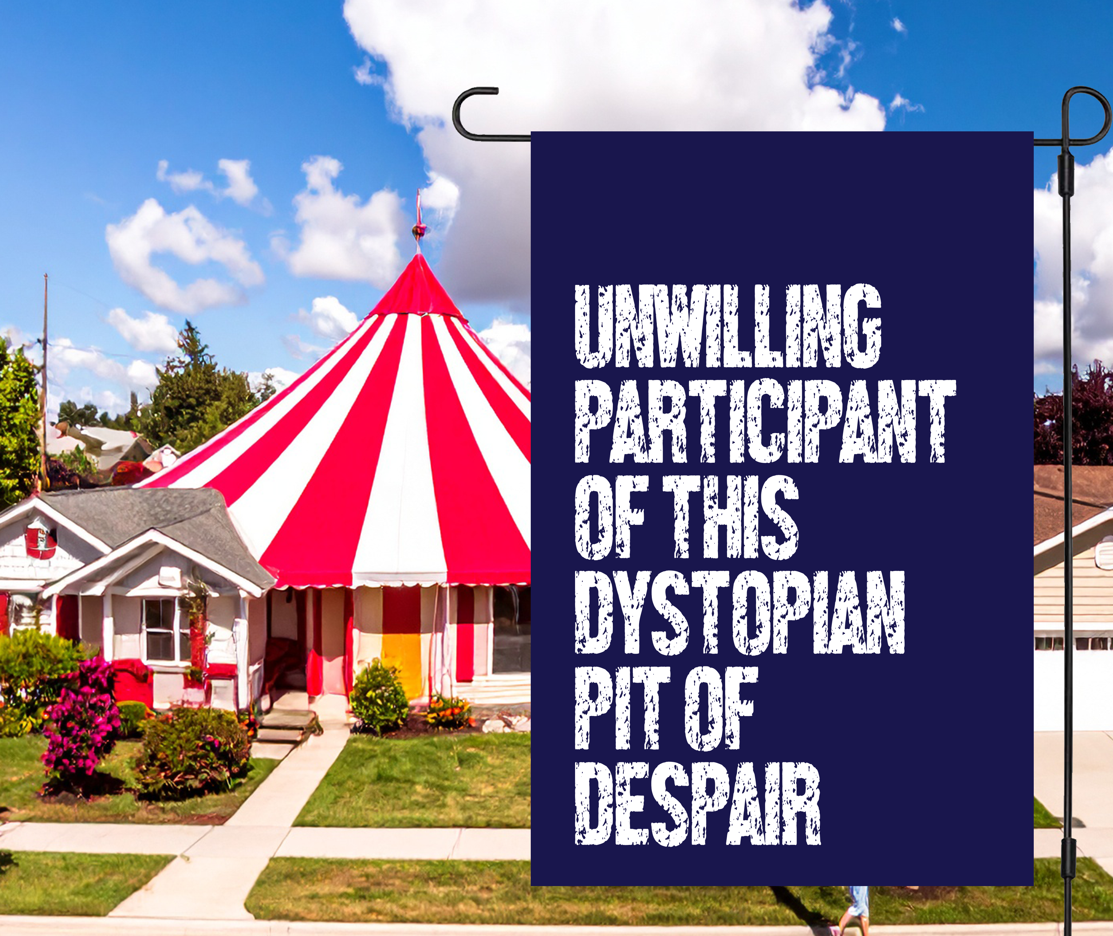 "Dystopian Despair" Yard Flag