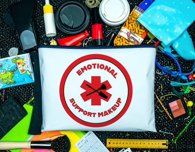 "Emotional Support Makeup" Zipper Bag