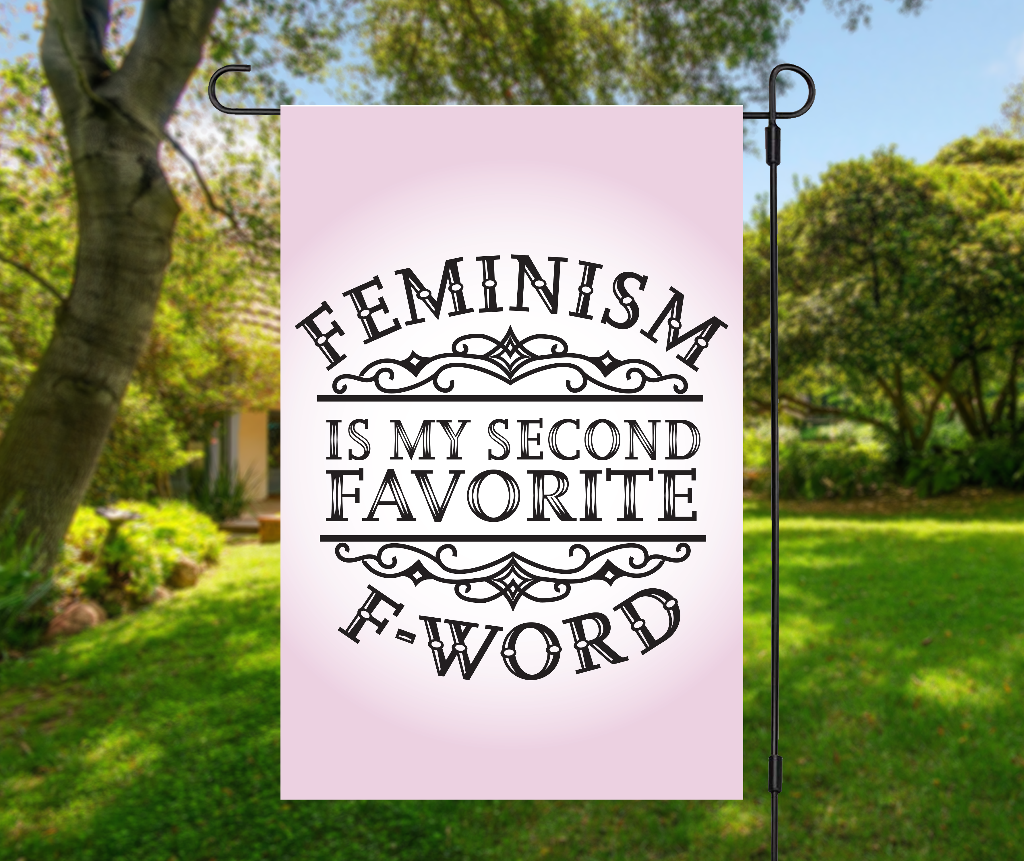"F Word" Yard Flag