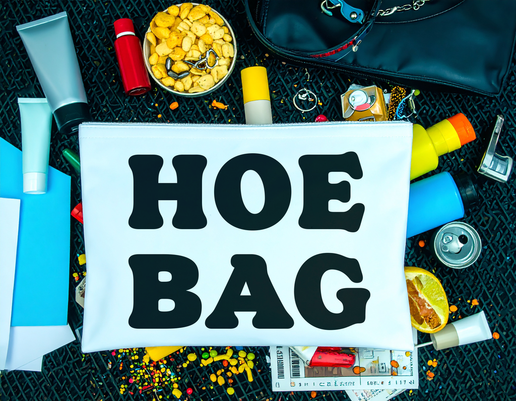 "Hoe Bag" Zipper Bag