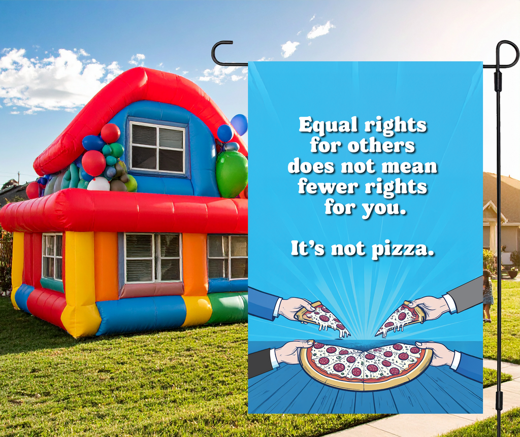 "It's Not Pizza" Yard Flag