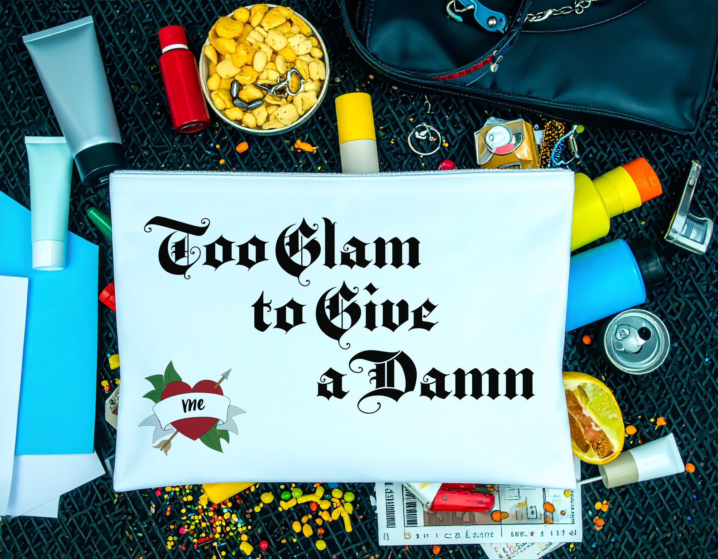 "Too Glam" Zipper Bag